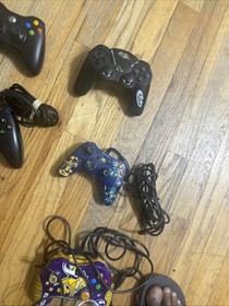 Xbox PlayStation Game Controllers Untested - For Parts / Repair Lot Of 13
