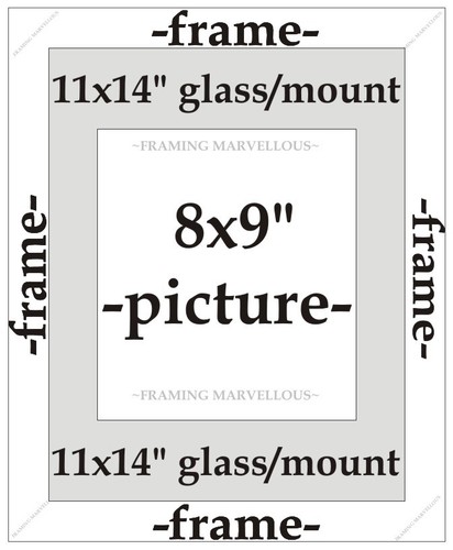 Brushed Silver Effect Photo Picture Frame with Ivory Mount Choose size