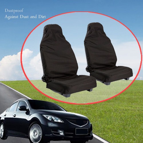 HONDA CRV 98/>01 Seat Covers Waterproof Nylon Front Pair car Black Protectors