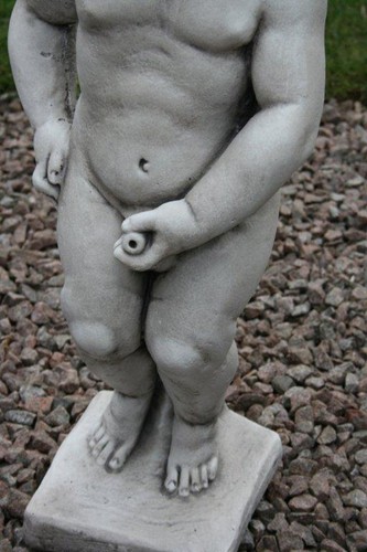 Brussels Boy Stone Statue Ornament