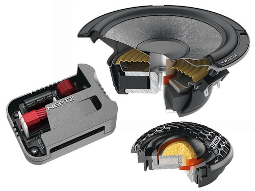 Hertz Lautsprecher CK165 570W 165mm für Ford Tourneo Custom ab 2013 FAC
