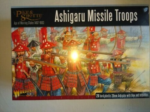 Pike and Shotte Ashigaru missile troupes Box-plastique