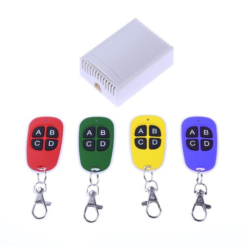 Universal 433MHz 4 Keys Wireless Cloning Garage Door Remote Control Duplicator