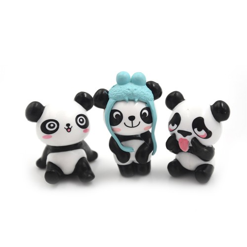 8Pcs Kawaii Panda Action Figures Kids toy Gift Mini PVC Preschool Toy Set 0cn