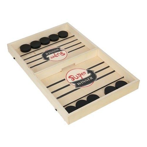 Playful Interactive Bouncing Chess Hockey Game Board Foosball Winner Catapult