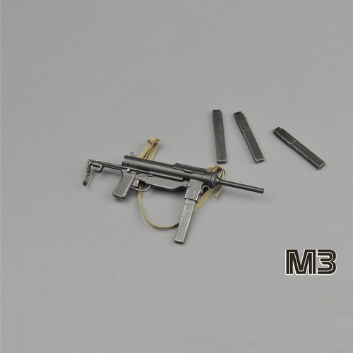1//6 Scale WWII US Army M3 Submachine Gun Model for 12/" Action figure