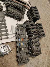 Lego City: High-Speed Passenger Train 60051 With Extra Rail Tracks- Incomplete