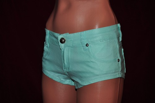 Jeans Short kurze Hose /"Ms.Push Up/" Größe 34//36//38//40 Rosa,Türkis,Khaki//Braun