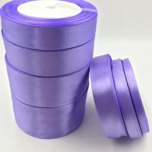 D-purple Single Face Satin Ribbon Wholesale Gift Wrapping Christmas ribbons