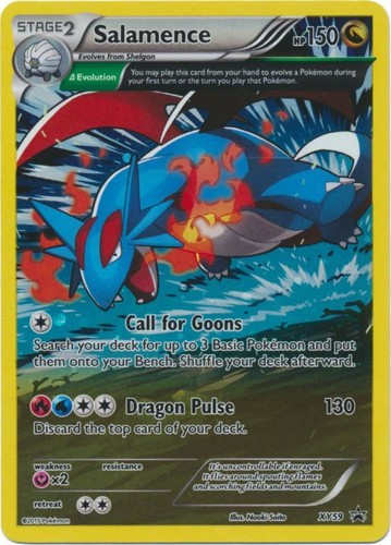 Pokemon CCG Salamence XY59 Holo Foil Black Star Promo Near Mint