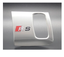 SS Steel Interior Ignition keyholde Emblem Stiker Badge S line RS For Audi A4 A5