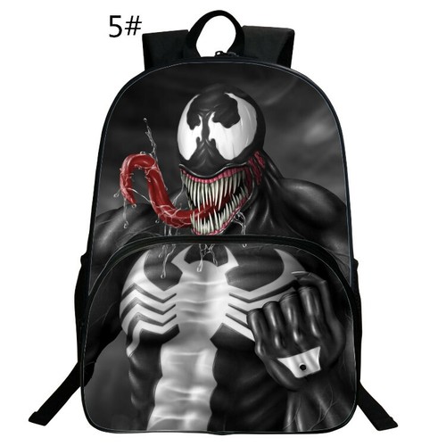Boys Girls Venom Kids School Bag Student Book Bags Travel Sport Backpacks Bag