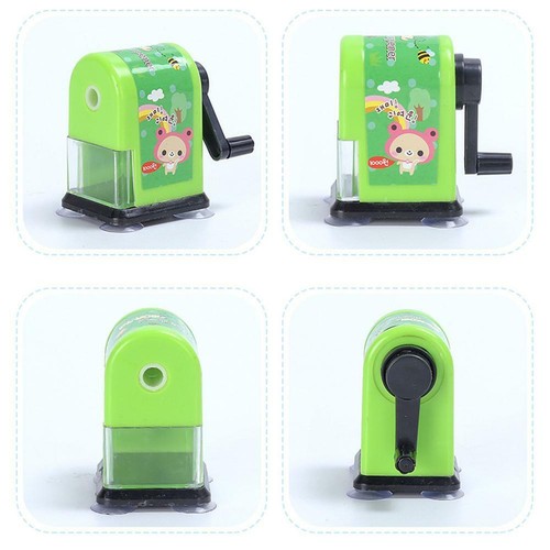 Kids Hand held Manual Pencil Sharpener Cute Cartoon Sharpener School Supplies