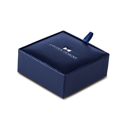 Lantier Designs Classic Brushed Cufflinks in Sterling Silver