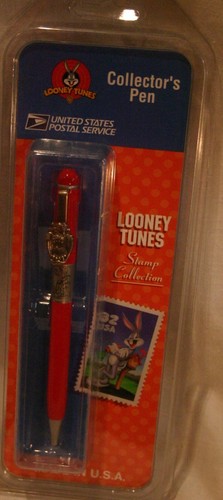Taz Tasmanian Devil Looney Tunes Collector/'s Pen 1997 USPS Stamp Collection-New