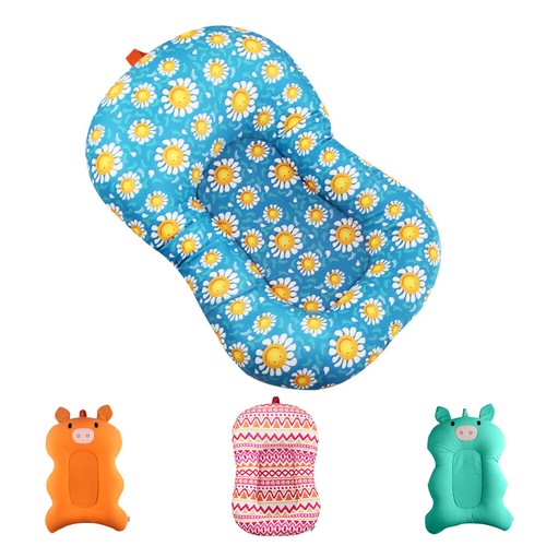 Infant Baby Kids Bath Tub Bath Seat Cushion Non-slip Bathing Mat Safety Bed