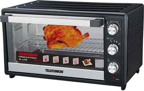 Fornetto Elettrico Ventilato Telefunken Forno Elettrico 48 Litri 2000W M07345