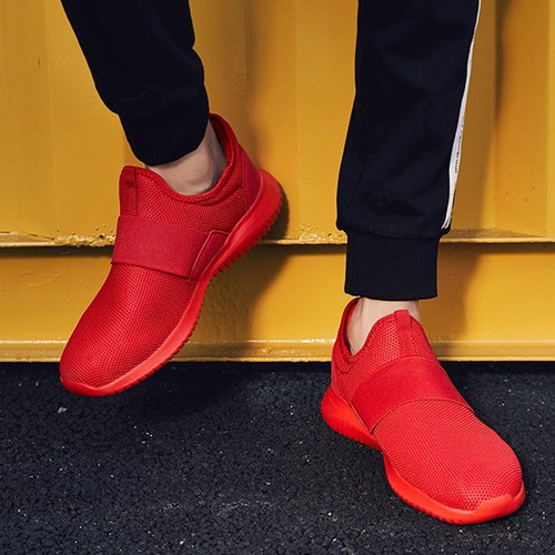 MENS SLIP ON LOAFERS RUNNING WALKING TRAINERS CASUAL MESH PUMPS SHOES SIZE 7-9.5