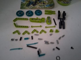 Vintage 2000 Lego Technic 8509 - GREEN SWAMP ROBO RIDERS In Cannister EXCELLENT