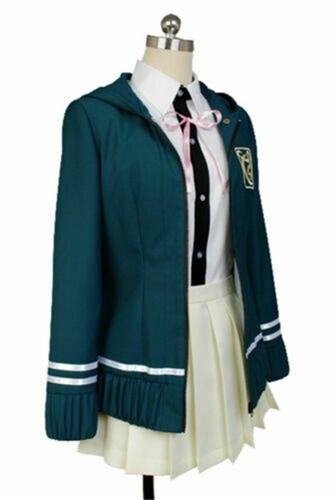 Super Danganronpa 2 Cosplay Costume Chiaki Nanami Coat Skirt Shirt Full Set