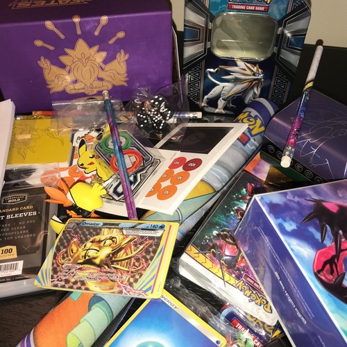 POKEMON GIFT LOOT MYSTERY POWER LOT ~1 POUND CARD PACK TOY PIN PLUSH COIN