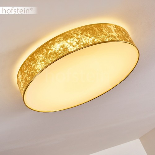 Fernbedienung Decken Leuchten LED goldfarbene Wohn Schlaf Zimmer Lampen dimmbar