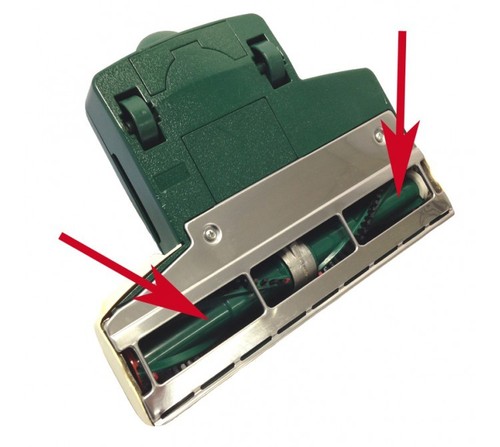 3 Paar Ersatzbürsten geeignet für Vorwerk Kobold 118 119 120 121 122 mit ET 340