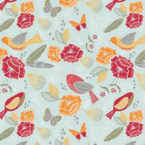 100/% tissu de coton Sweet Bee DESIGNS BUTTERFLIES Birds /& Beautiful floral