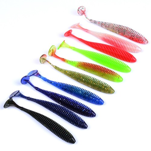 Angeln Köder Crankbaits Künstliche Köder Kurbel Haken von T-Schwanz Fisch Neu