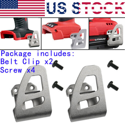 Belt clip Hook free Screw For Milwaukee 18V 2603-22CT 2603-20 2653-22CT