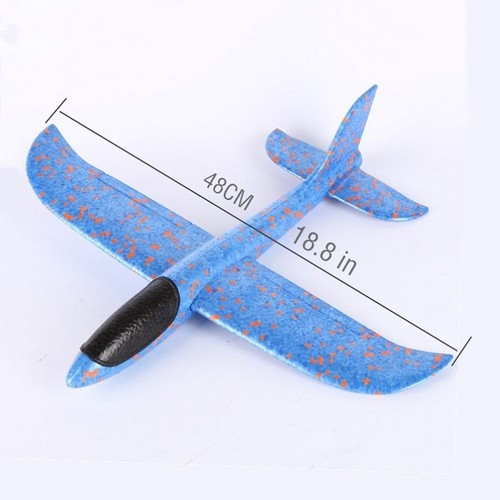Foam Hand Launch Throwing Glider Aircraft Inertia Flying Toy Airplane Model New