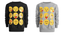 Camicia Sudore Maglione Emoji Smiley Emoticon Ragazze Top 7-13 anni di espressione per ragazzi