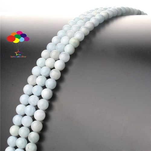 New Diy 4//6//8//10//12 mm Natural White Crazy Stone Round Beads fit Yoga bracelet
