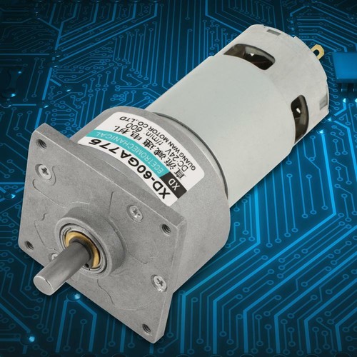 35W DC 12V//24V Adjustable Speed Micro Metal Gear Motor CW//CCW 5-600RPM HighQ NEW