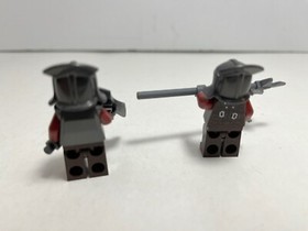 LEGO LOTR:  Two Uruk-hai Minifigs only from Uruk-hai Army 9471 (2012) Retired.