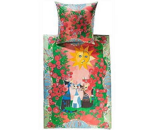 BETTWÄSCHE Rosina Wachtmeister GIARDINO DELLE ROSE Mako Satin 135X200 NEU!