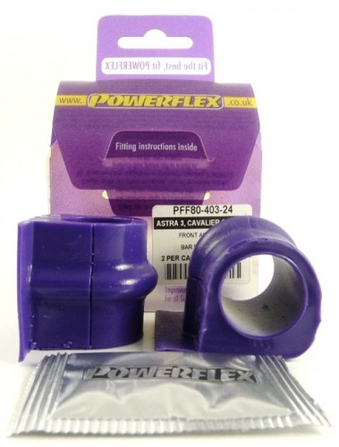 Powerflex PU Buchsen Opel Astra Calibra Vectra Stabilisator Lager VA 24mm Road S