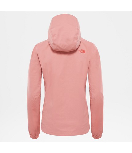 The North Face Women/'s Quest Waterproof Jacket Desert Flower Orange