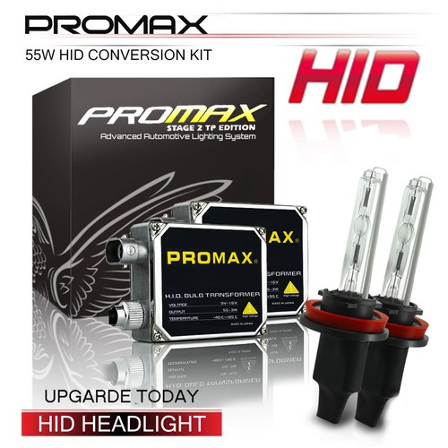 55watt 5000K 55w 6000K 8000k 10000k Promax HID XENON KIT AC ALL LIGHT BULB Hid