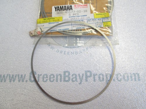 6G5-45577-02-18 Yamaha Outboard Lower Unit Shim T:0.18mm 1988-04