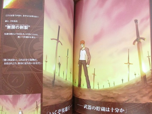 FATE STAY NIGHT Visual Story Art Works Type-Moon Japan Fan Book EB35*