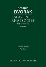 Dvorak - Slavonische Rhapsodien Op.45/B.86 Studienpartitur - Neuer Taschenbuch - J555z