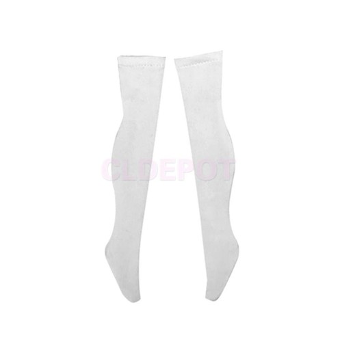 12x 1//6th Scale White Stocking Schoolgirl Socks for 12/'/' Hot Toys Action Female