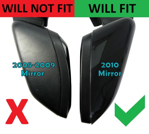 Gloss Black wing door mirror cap for Land Rover Discovery 4 LR4 cover 2010-2014