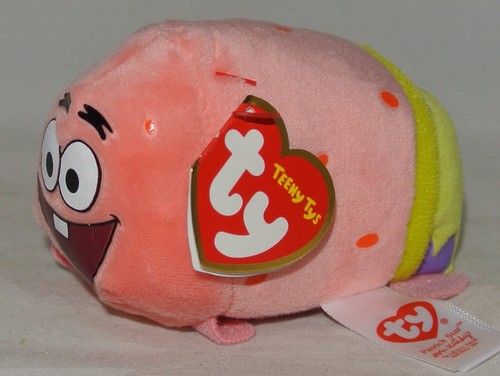 2016 TY Teeny Tys PATRICK STAR from SpongeBob SquarePants 3/" Stackable! New