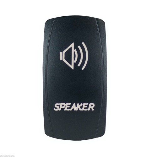 12V Waterproof ON//OFF SPEAKER Rocker Switch BLUE for Marine Boat Car