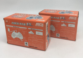 【Lot Of 2】ASCII Pad FT Fighting Type For Sega Dreamcast ASC-1301P w/Box
