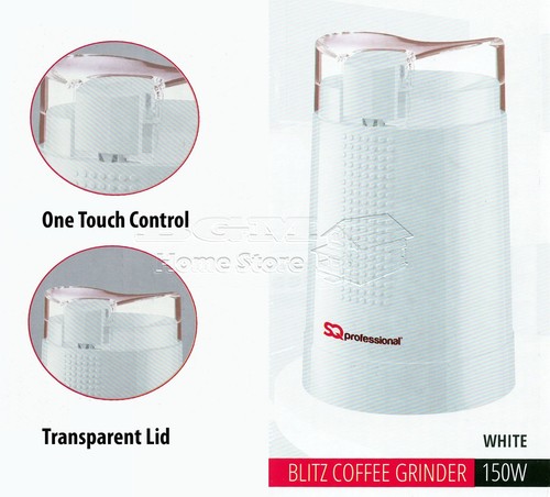 Grains expresso PRO Grinder 150w à épices électrique noix herbes broyage blanc