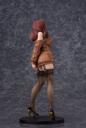 Anime Daiki Kogyo Oda Non Illustration Shiho Kujo Brown Sweater 1//6 PVC Figure