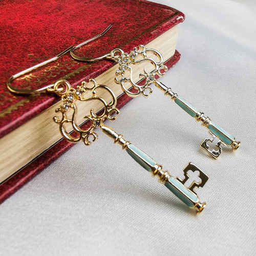 Boucles D/'oreilles Clé Originale Bijou Femme Cadeau Noël Anniversaire Soirée